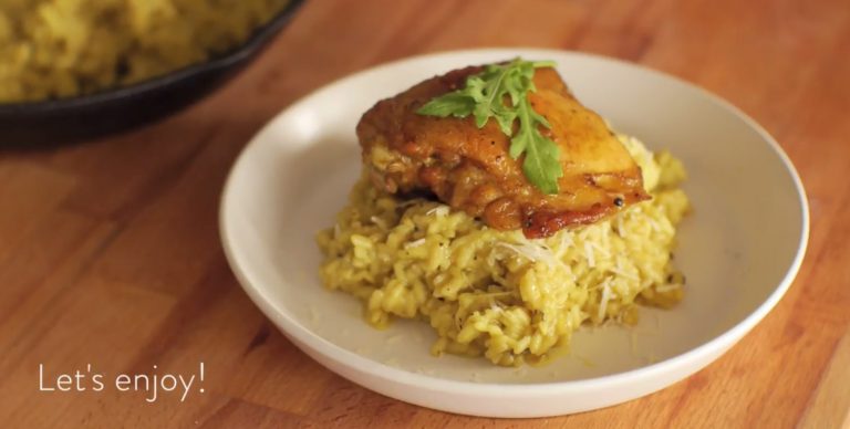 Chicken-in-rice Risotto