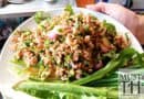 Thai minced pork salad