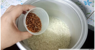 Cook rice mix. Easy step if you have a rice cooker