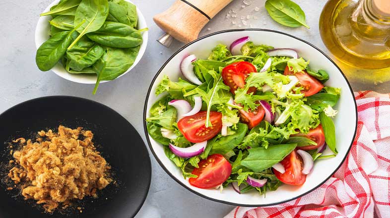 Pork Floss Salad